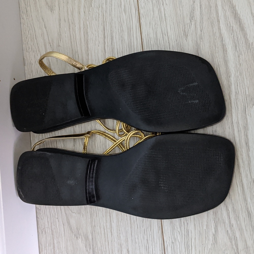 Impo Gold Strappy Sandals - Picture 8 of 8